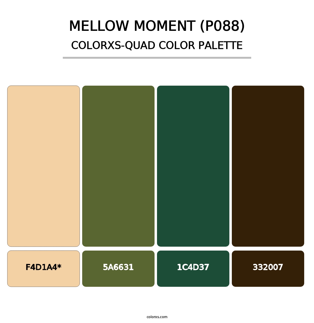 Mellow Moment (P088) - Colorxs Quad Palette