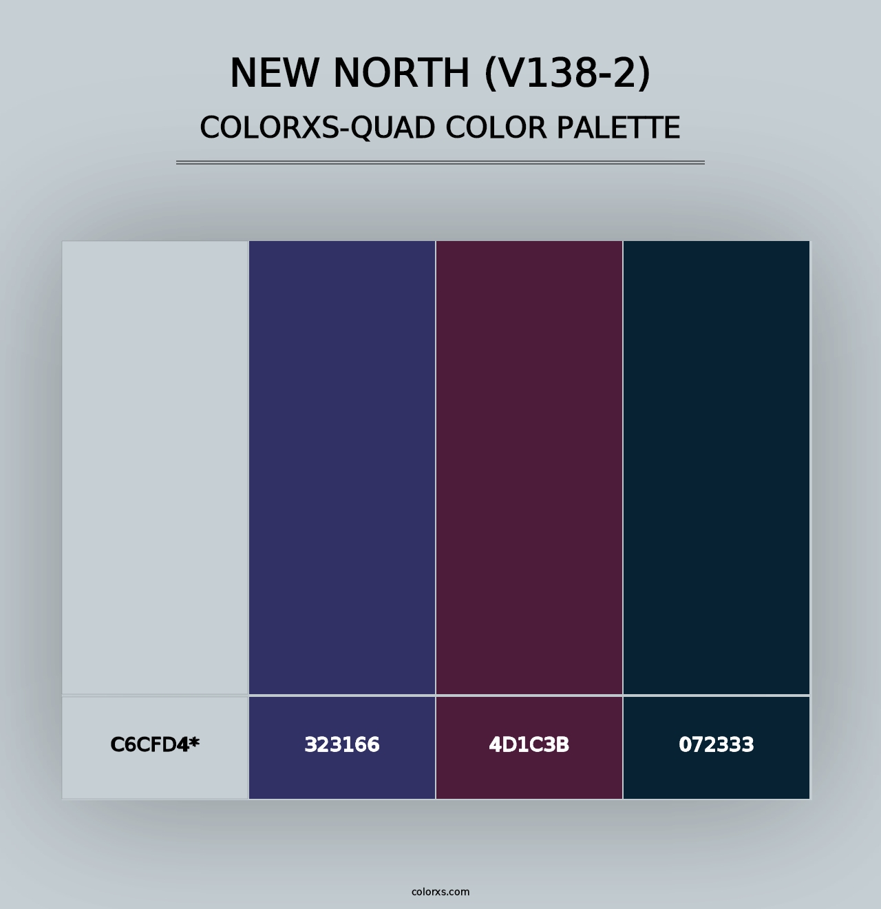 New North (V138-2) - Colorxs Quad Palette