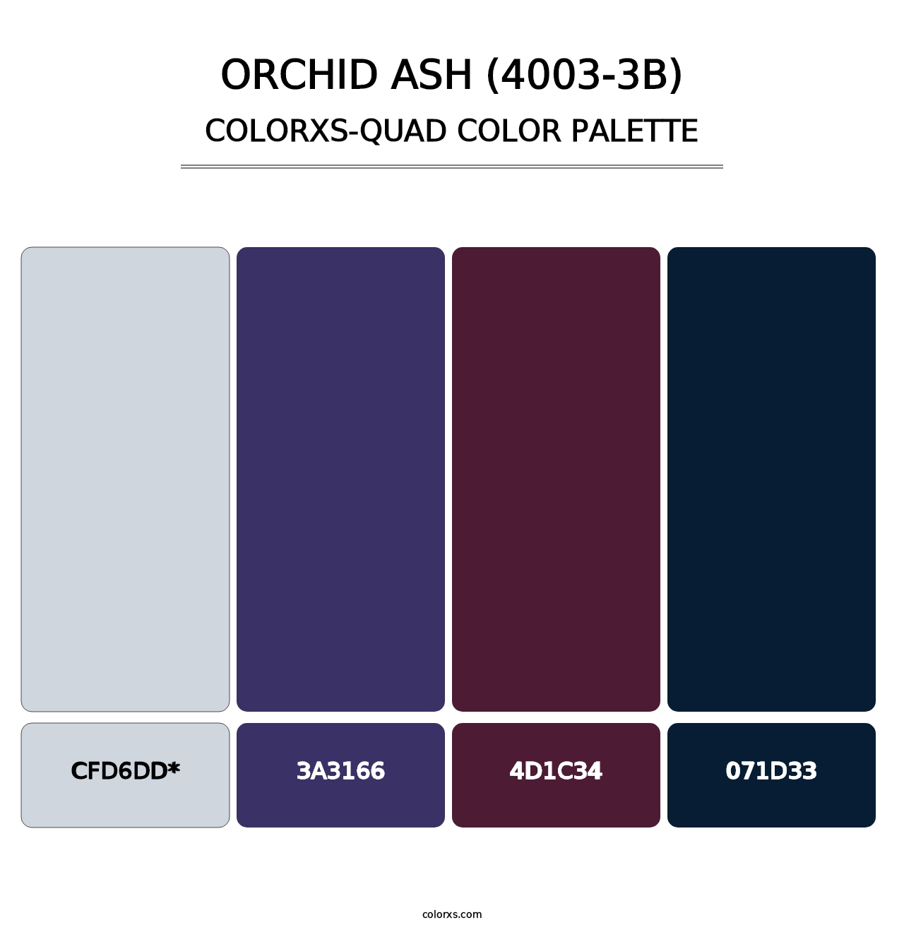 Orchid Ash (4003-3B) - Colorxs Quad Palette