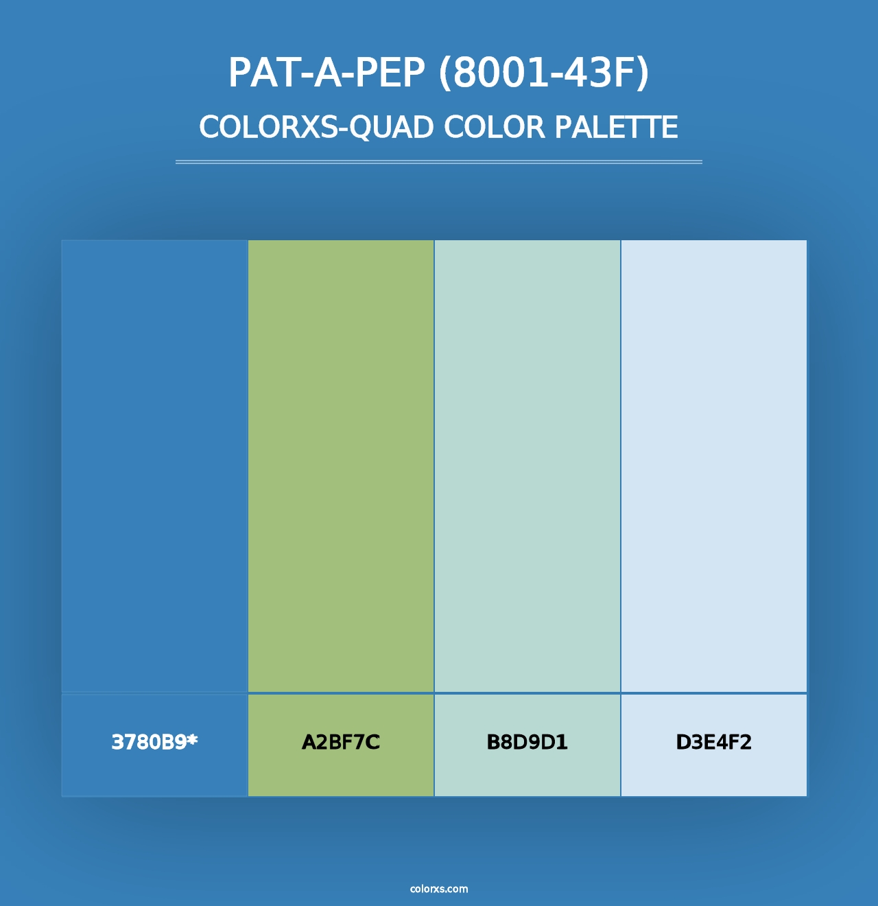 Pat-a-Pep (8001-43F) - Colorxs Quad Palette