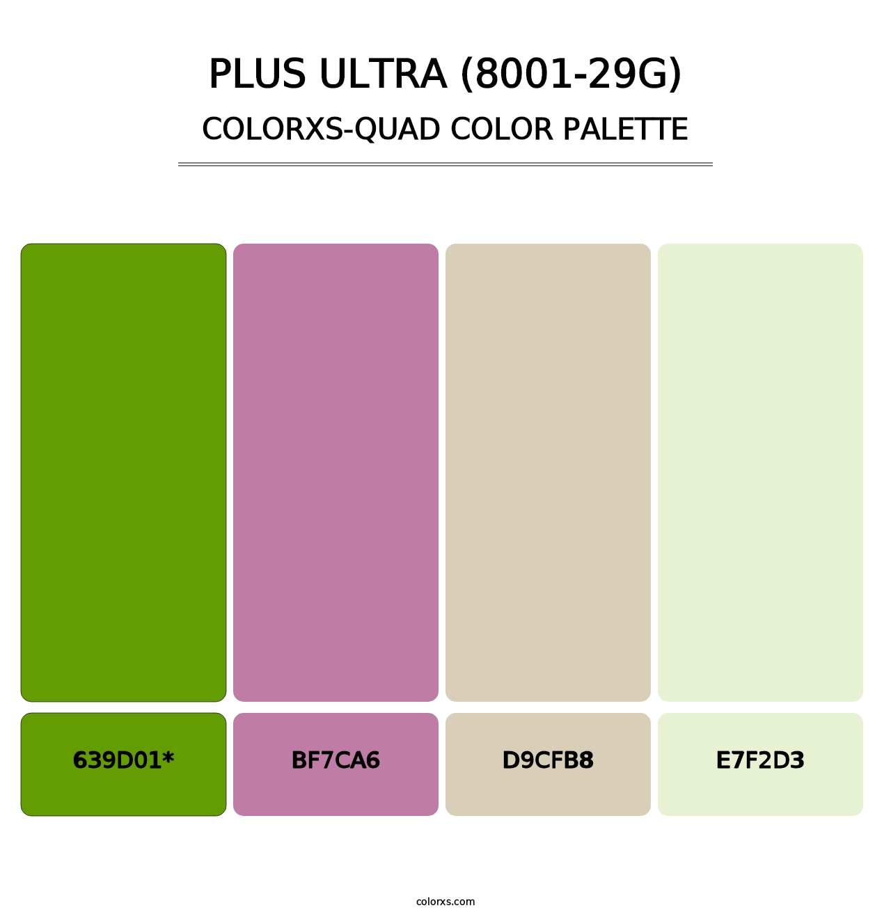 Plus Ultra (8001-29G) - Colorxs Quad Palette