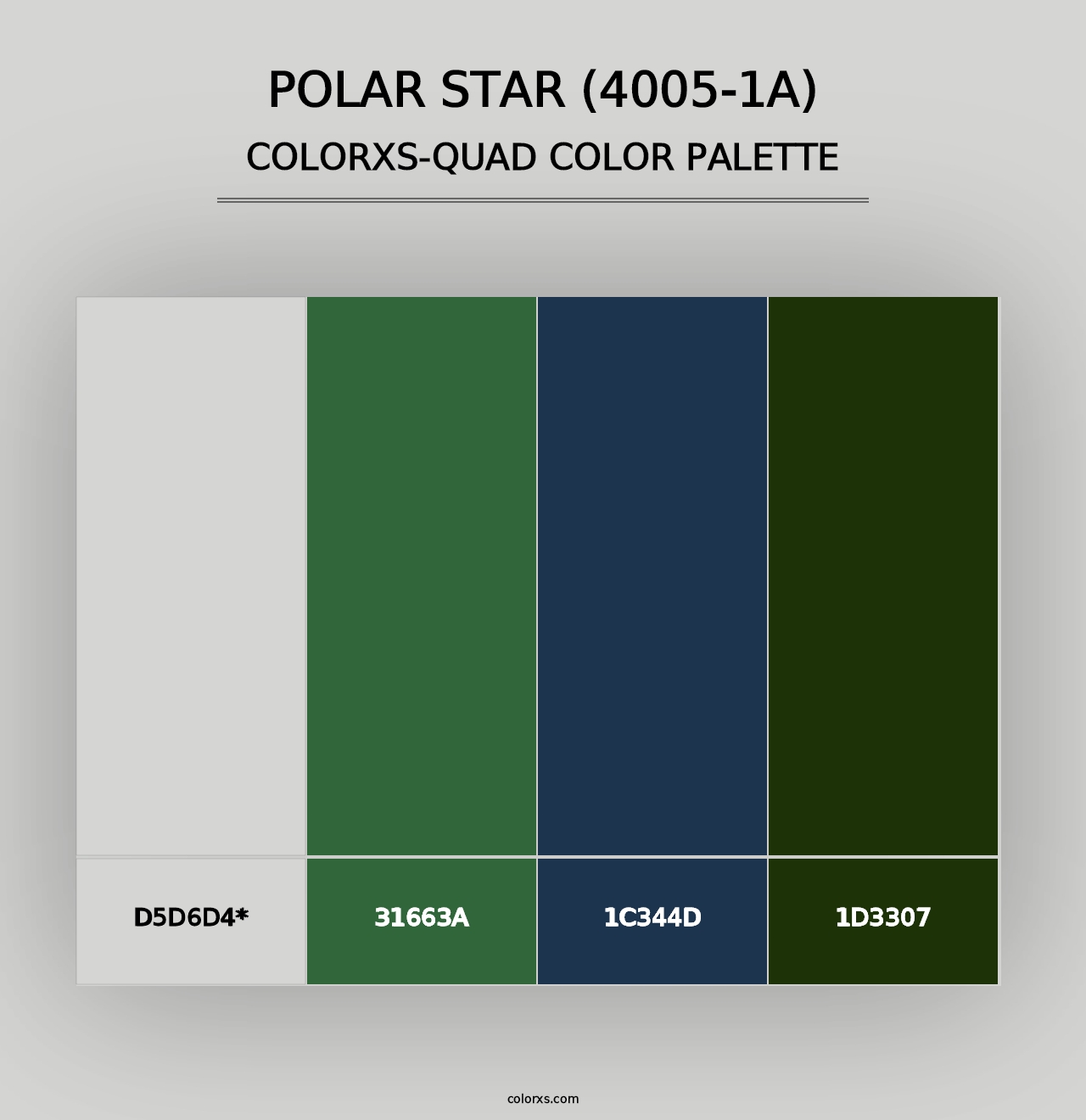 Polar Star (4005-1A) - Colorxs Quad Palette