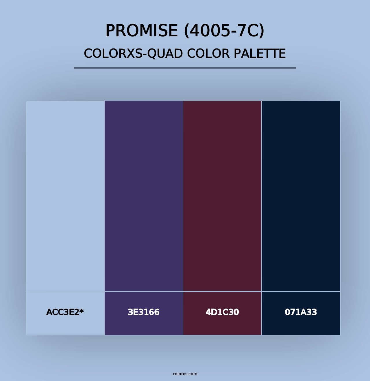 Promise (4005-7C) - Colorxs Quad Palette