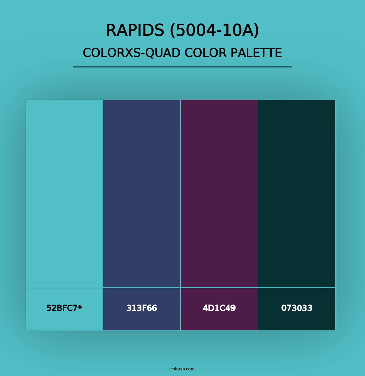 Rapids (5004-10A) - Colorxs Quad Palette