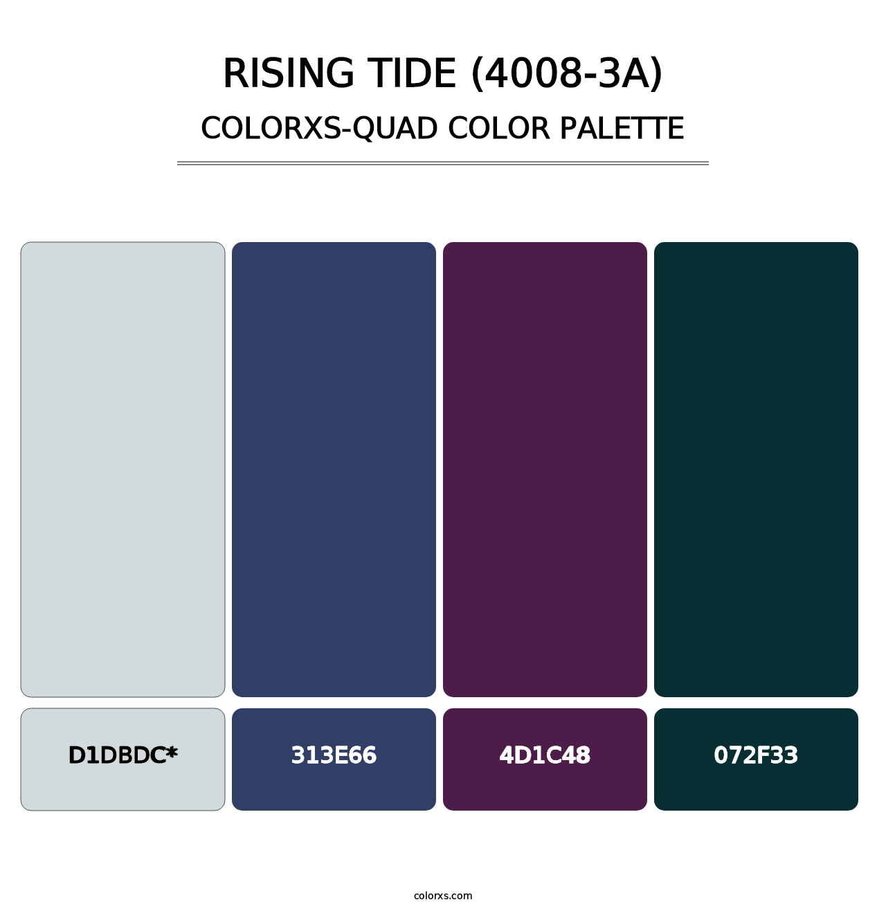 Rising Tide (4008-3A) - Colorxs Quad Palette