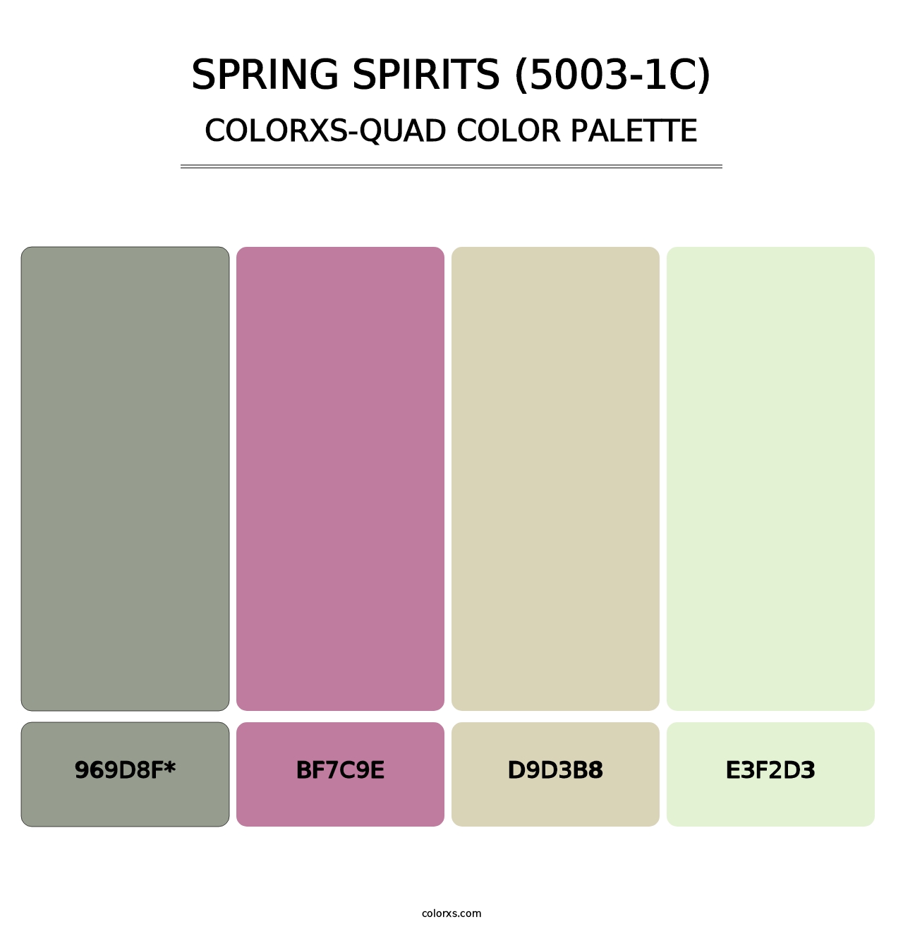 Spring Spirits (5003-1C) - Colorxs Quad Palette