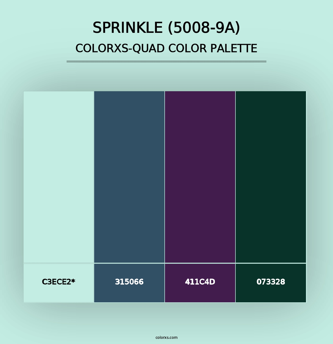 Sprinkle (5008-9A) - Colorxs Quad Palette