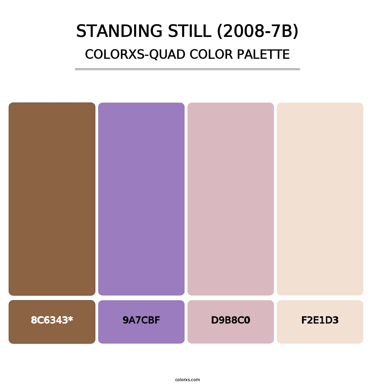 Standing Still (2008-7B) - Colorxs Quad Palette