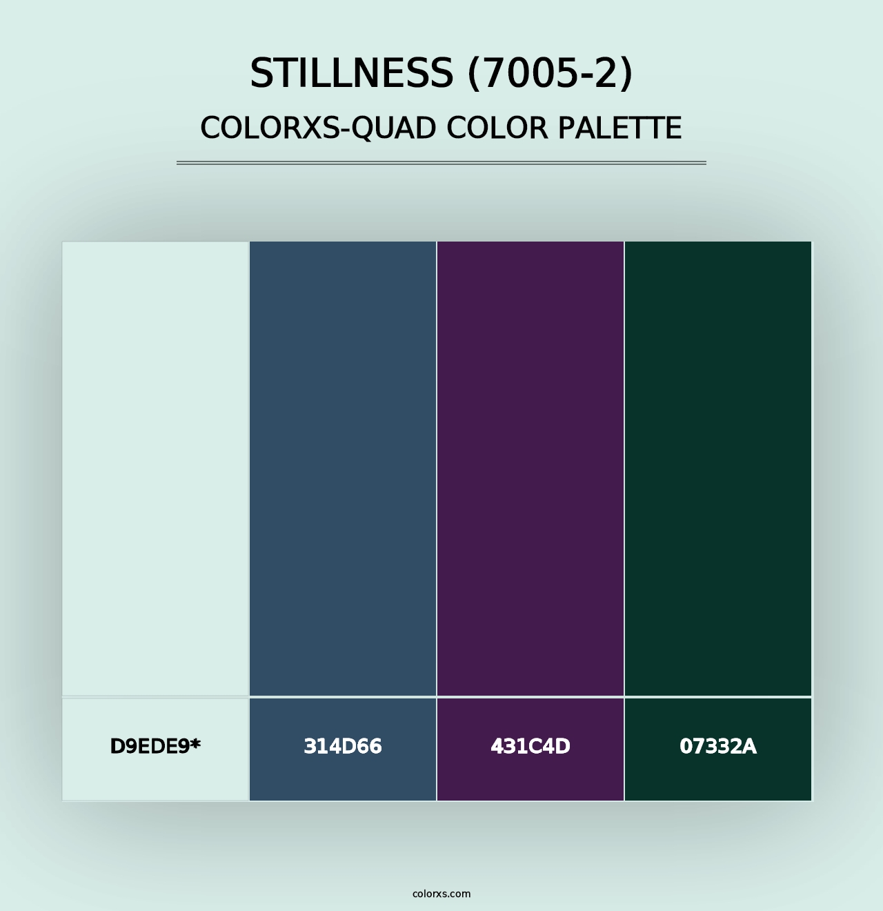 Stillness (7005-2) - Colorxs Quad Palette