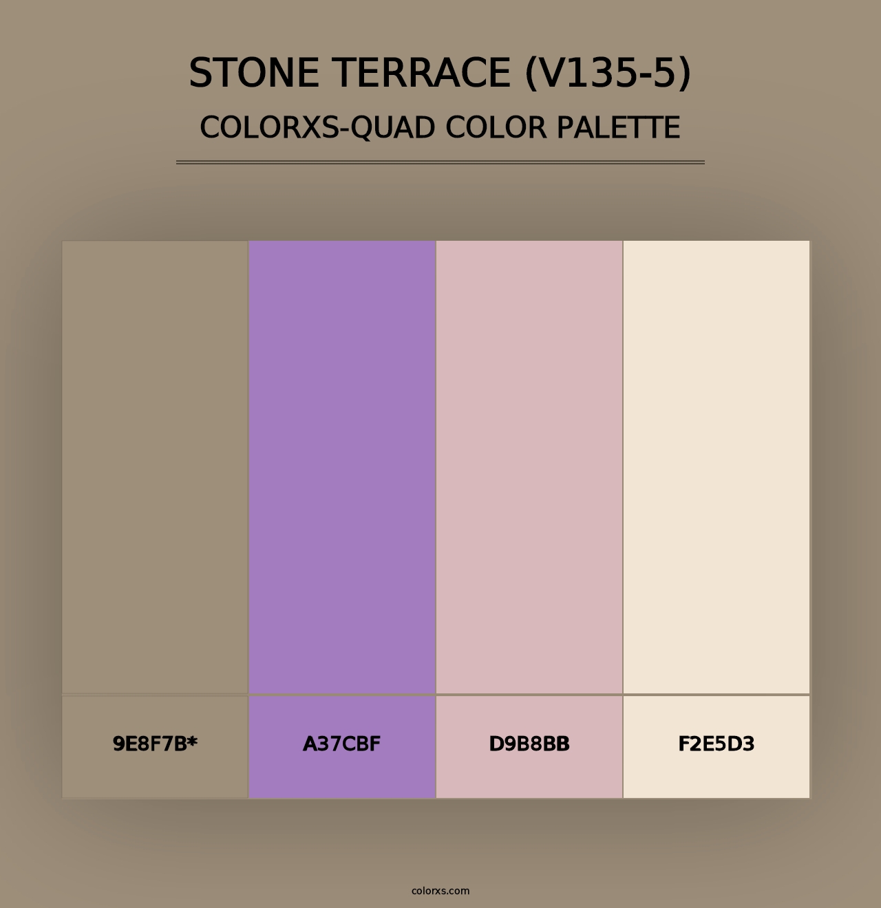 Stone Terrace (V135-5) - Colorxs Quad Palette