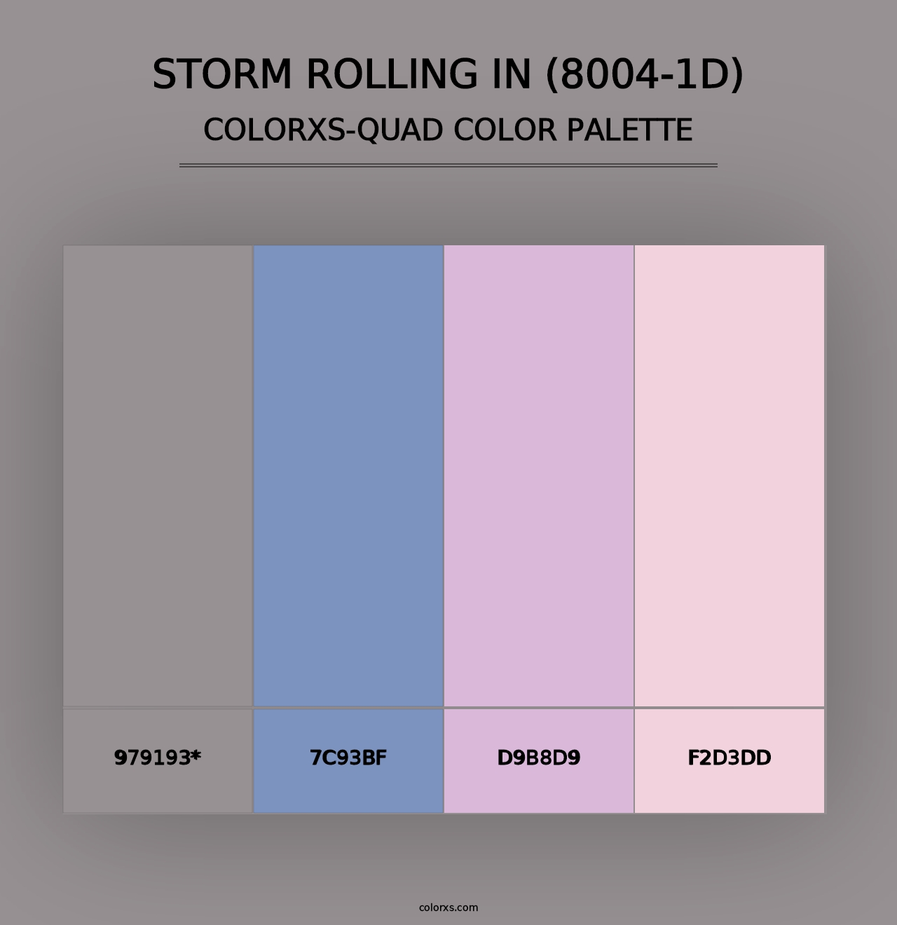 Storm Rolling In (8004-1D) - Colorxs Quad Palette