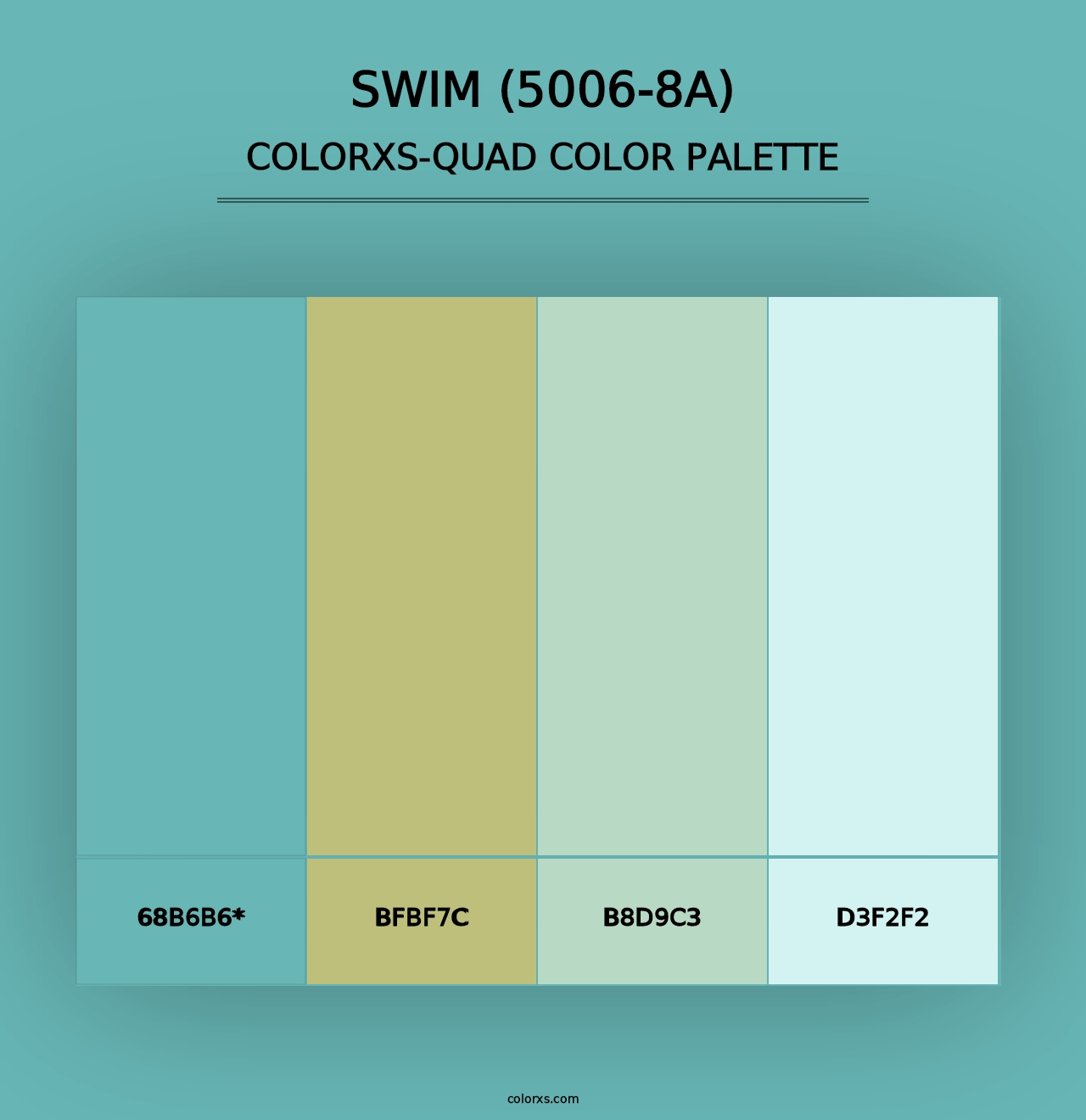 Swim (5006-8A) - Colorxs Quad Palette