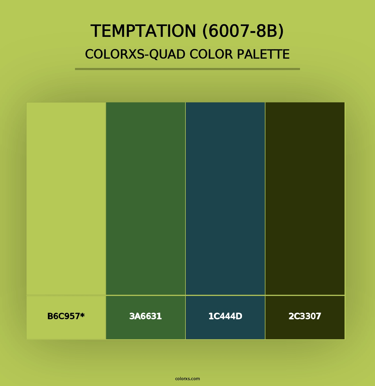 Temptation (6007-8B) - Colorxs Quad Palette