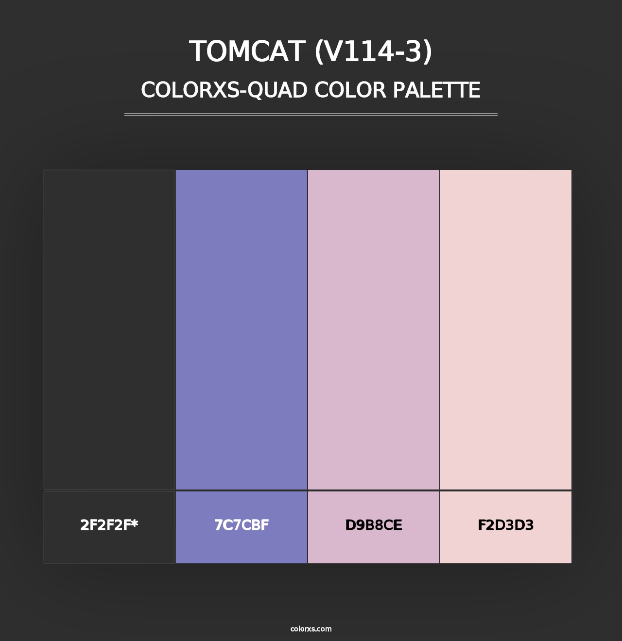 Tomcat (V114-3) - Colorxs Quad Palette