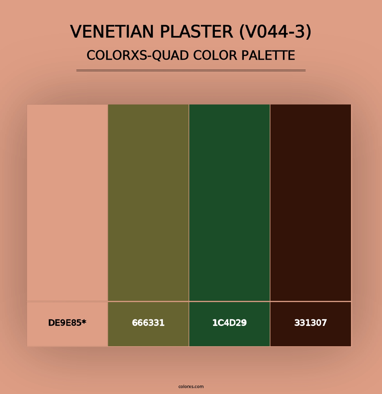 Venetian Plaster (V044-3) - Colorxs Quad Palette