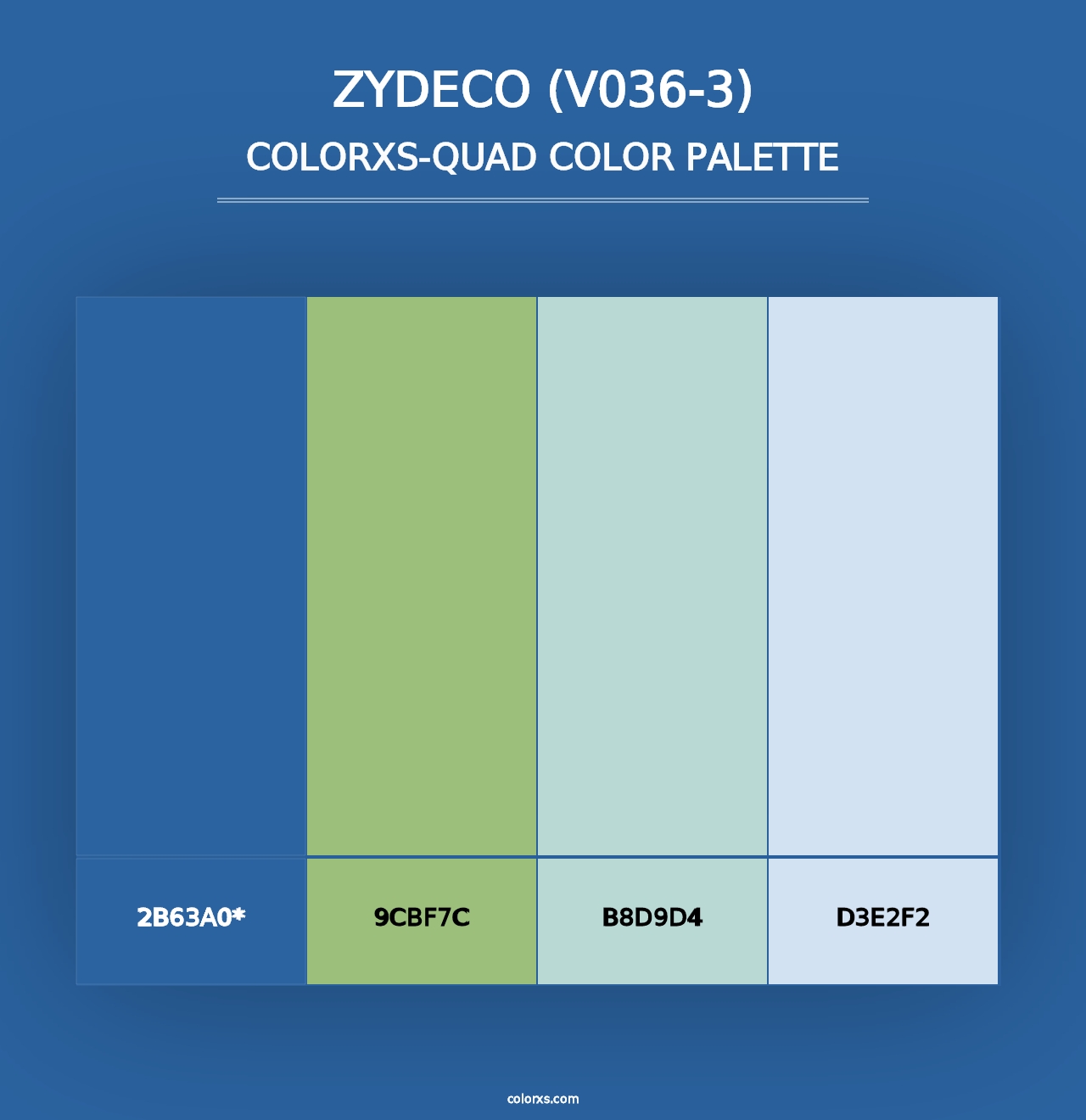 Zydeco (V036-3) - Colorxs Quad Palette