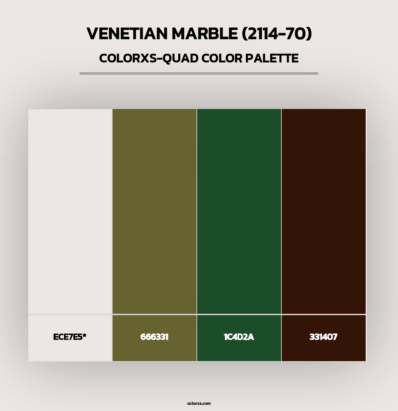 Venetian Marble (2114-70) - Colorxs Quad Palette