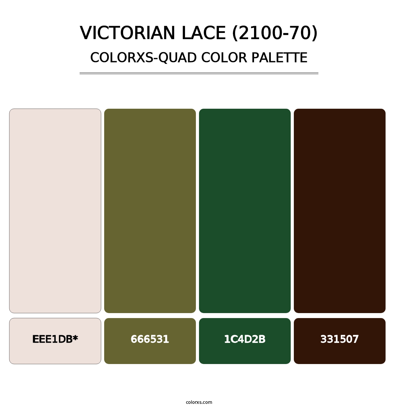 Victorian Lace (2100-70) - Colorxs Quad Palette