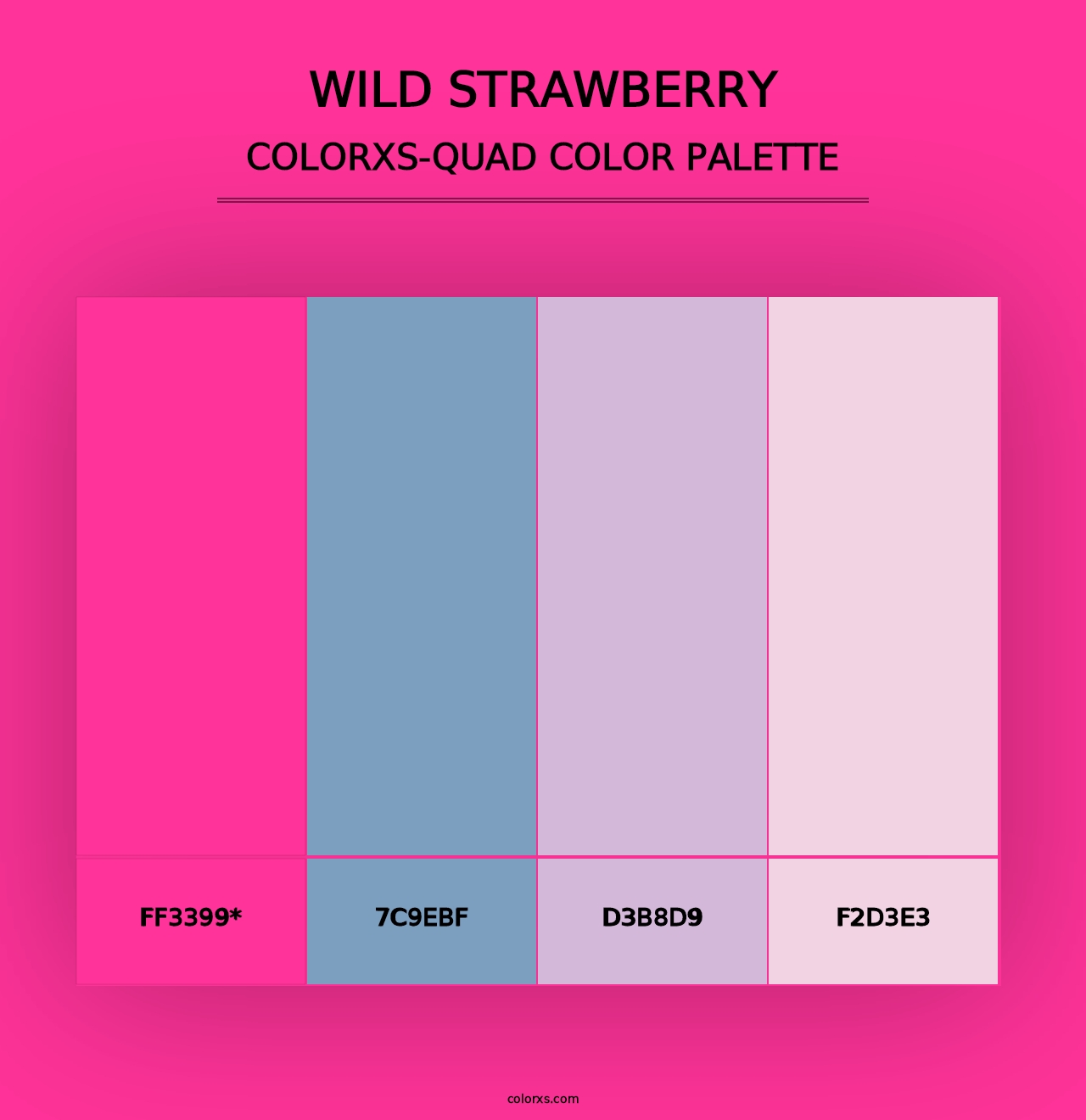 Wild Strawberry - Colorxs Quad Palette