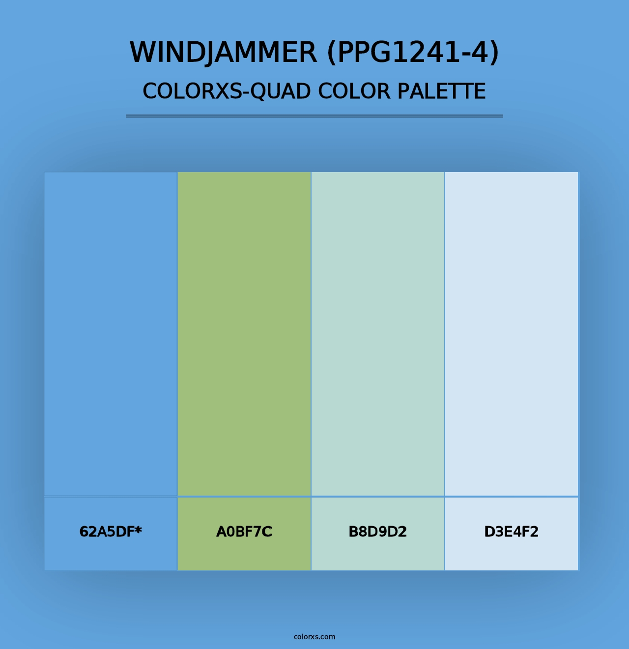 Windjammer (PPG1241-4) - Colorxs Quad Palette