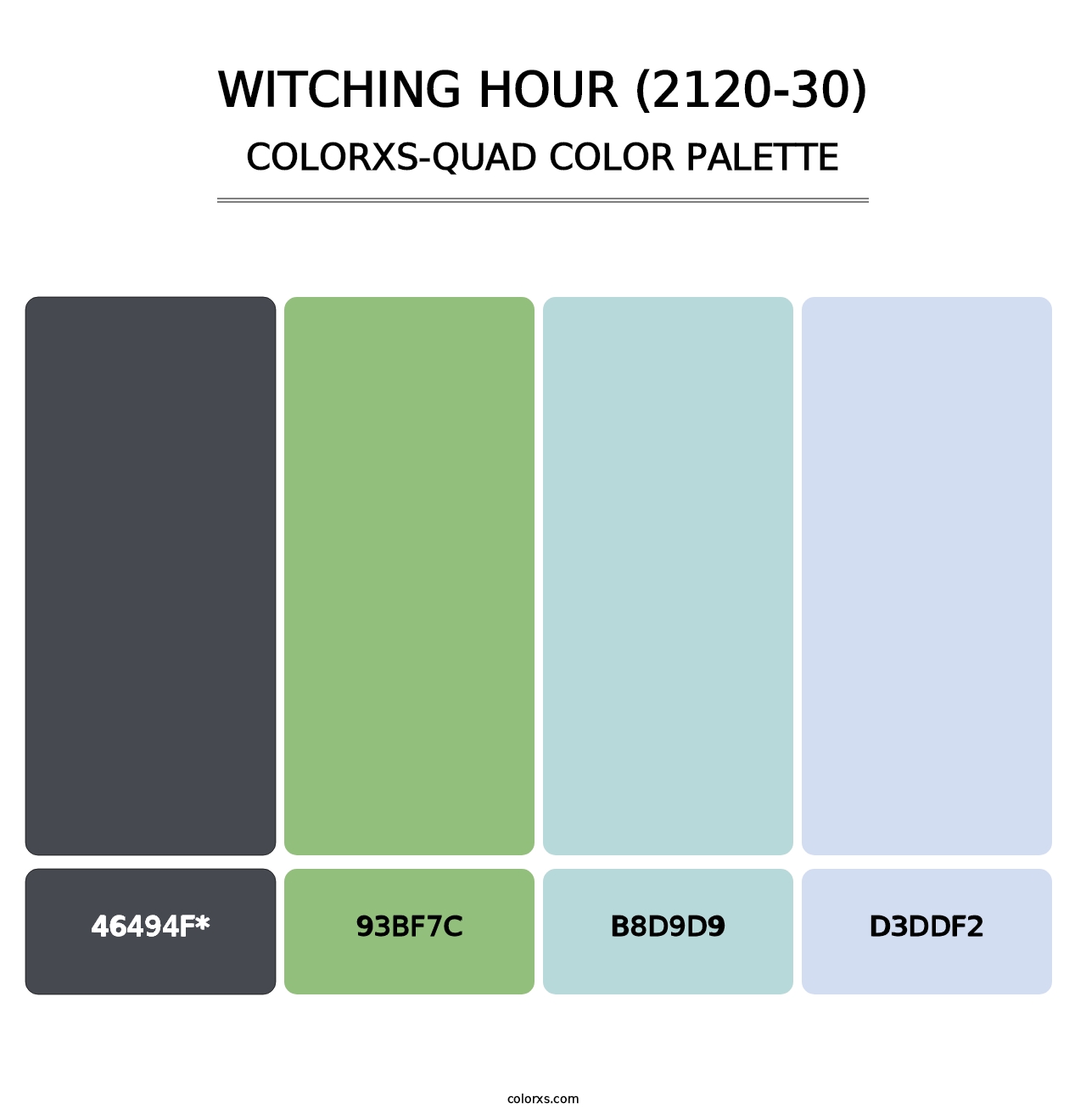 Witching Hour (2120-30) - Colorxs Quad Palette