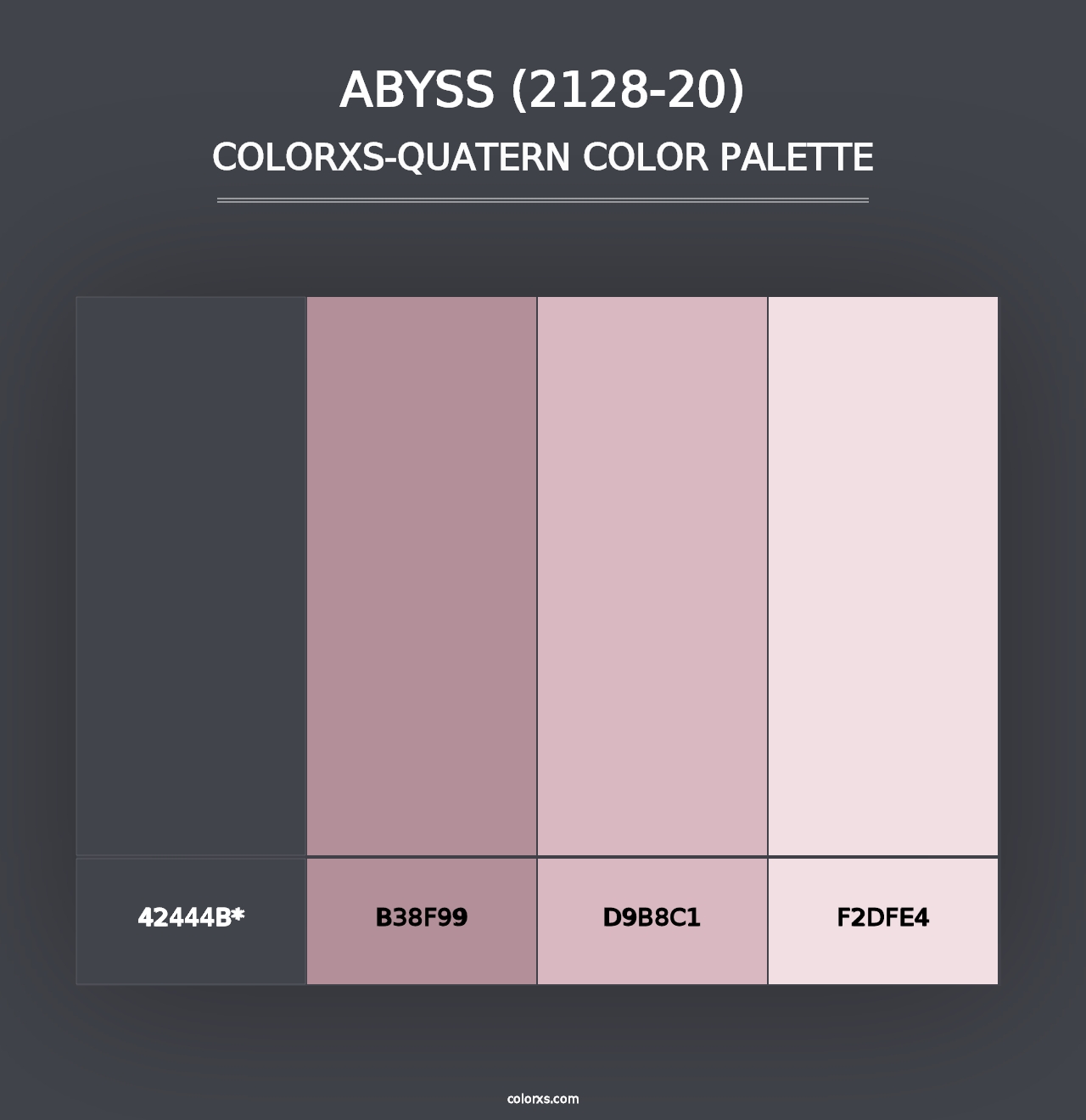 Abyss (2128-20) - Colorxs Quad Palette