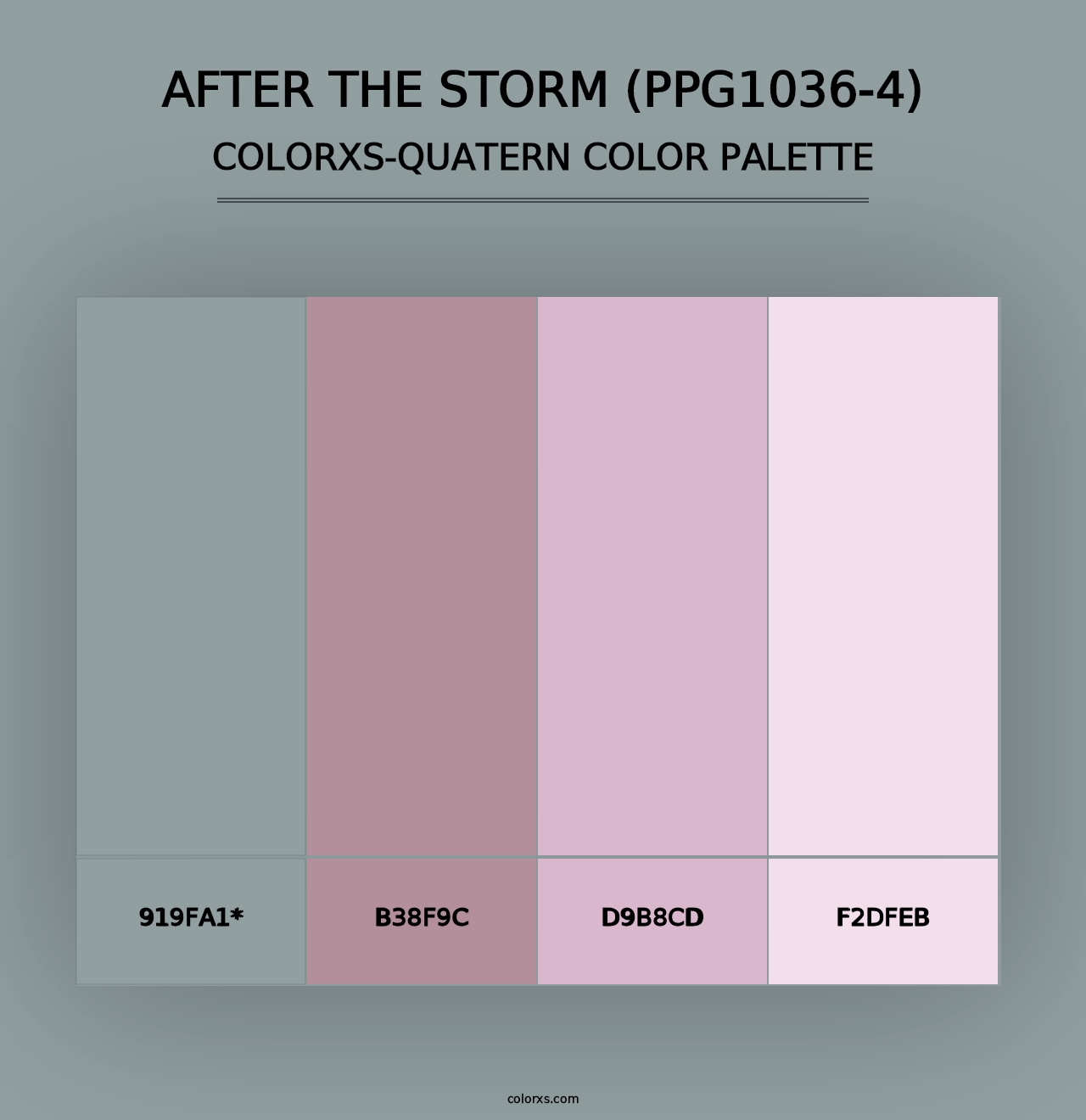 After The Storm (PPG1036-4) - Colorxs Quad Palette