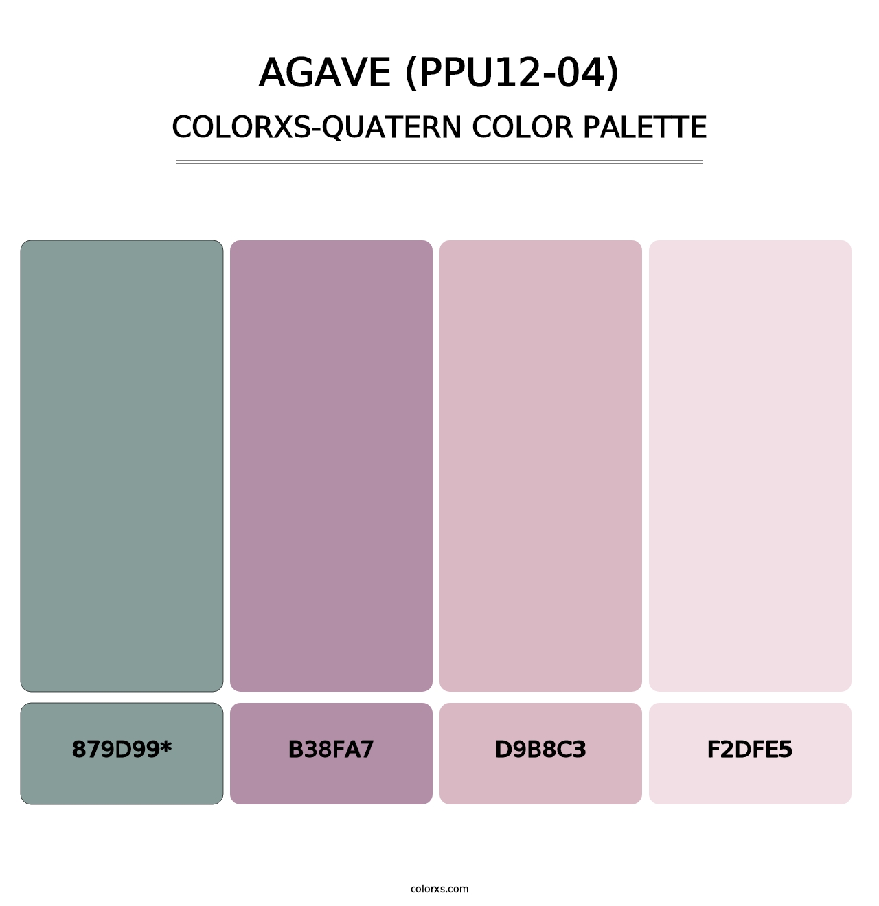 Agave (PPU12-04) - Colorxs Quad Palette