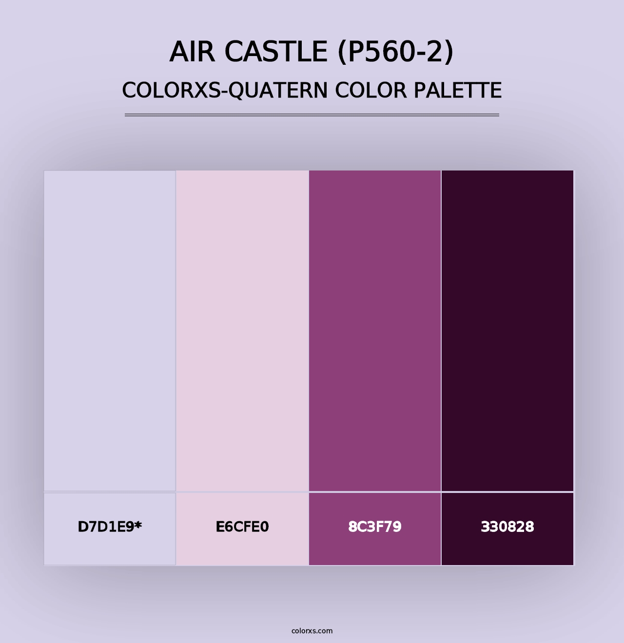 Air Castle (P560-2) - Colorxs Quad Palette