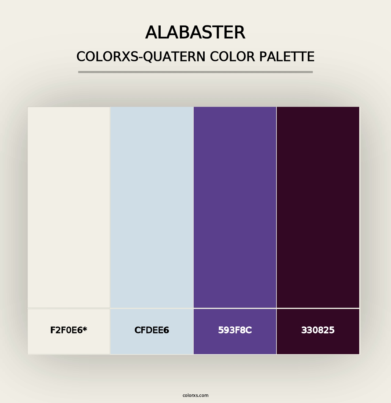 Alabaster - Colorxs Quad Palette