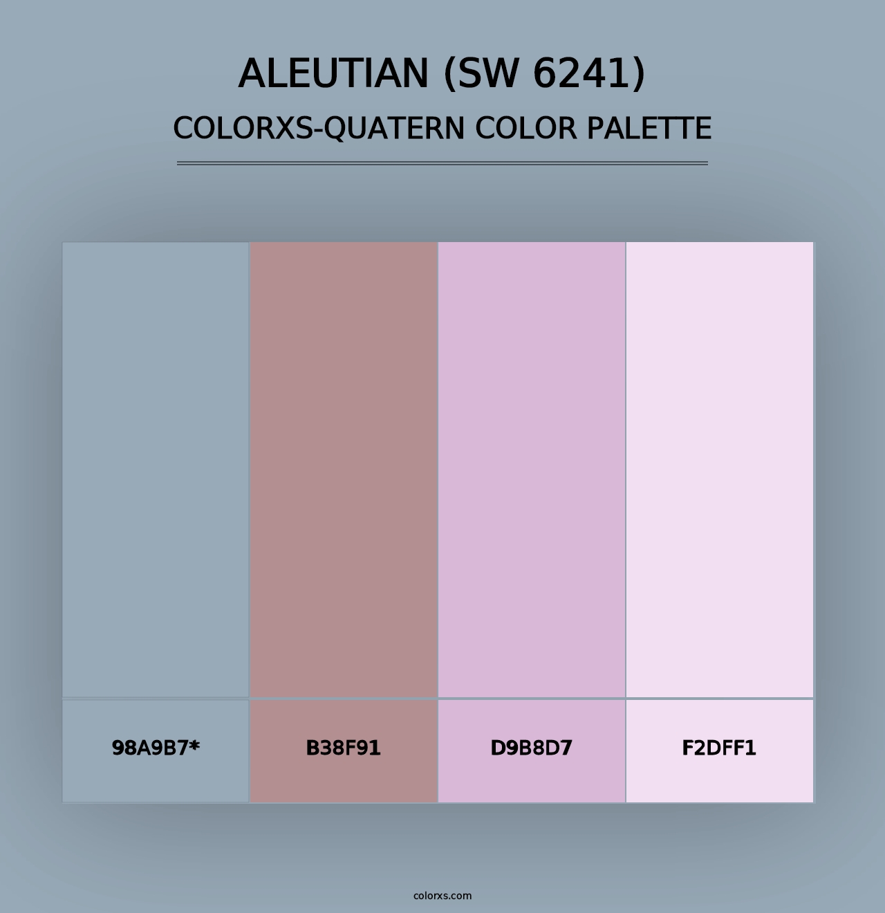 Aleutian (SW 6241) - Colorxs Quad Palette