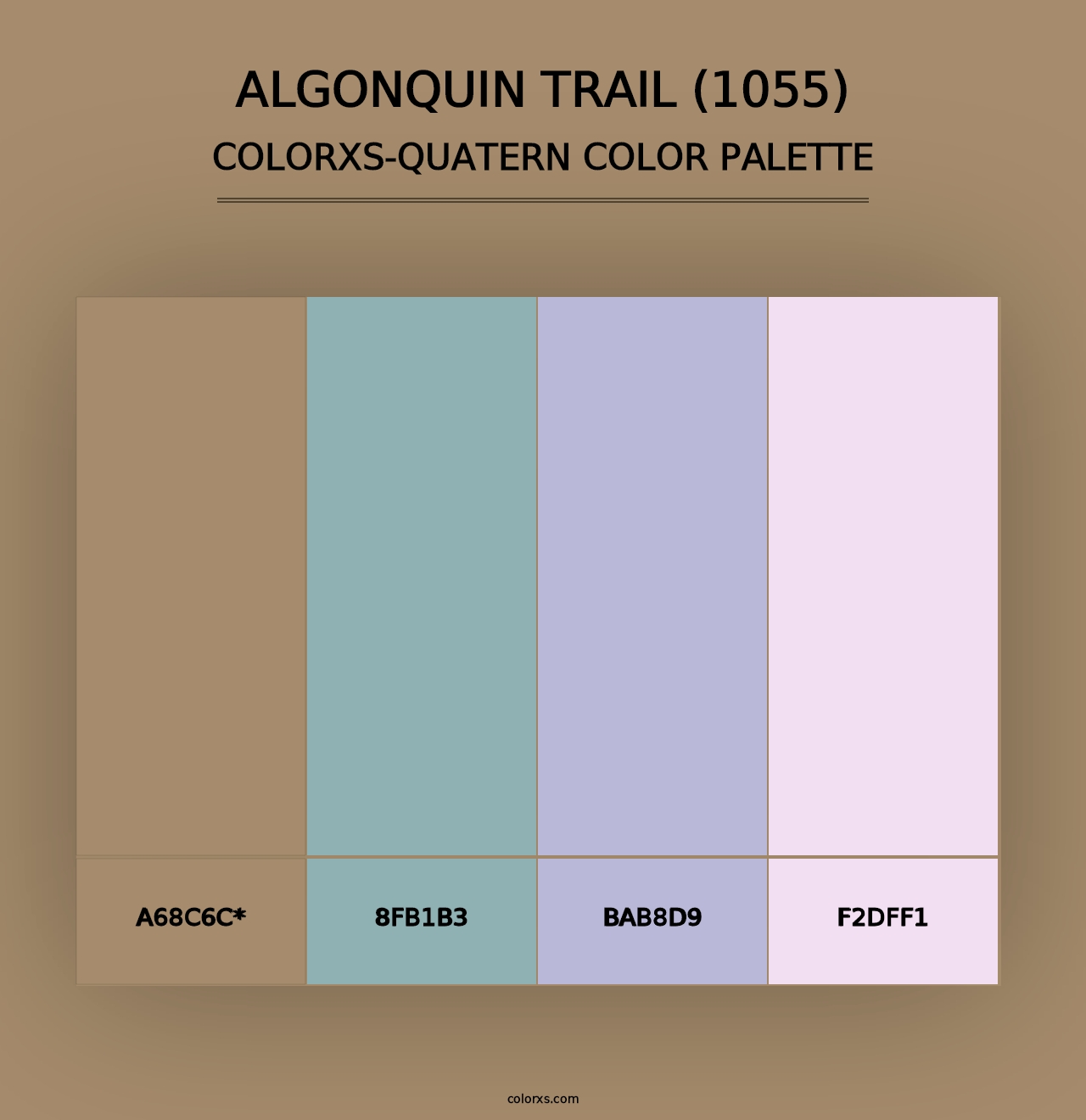 Algonquin Trail (1055) - Colorxs Quad Palette