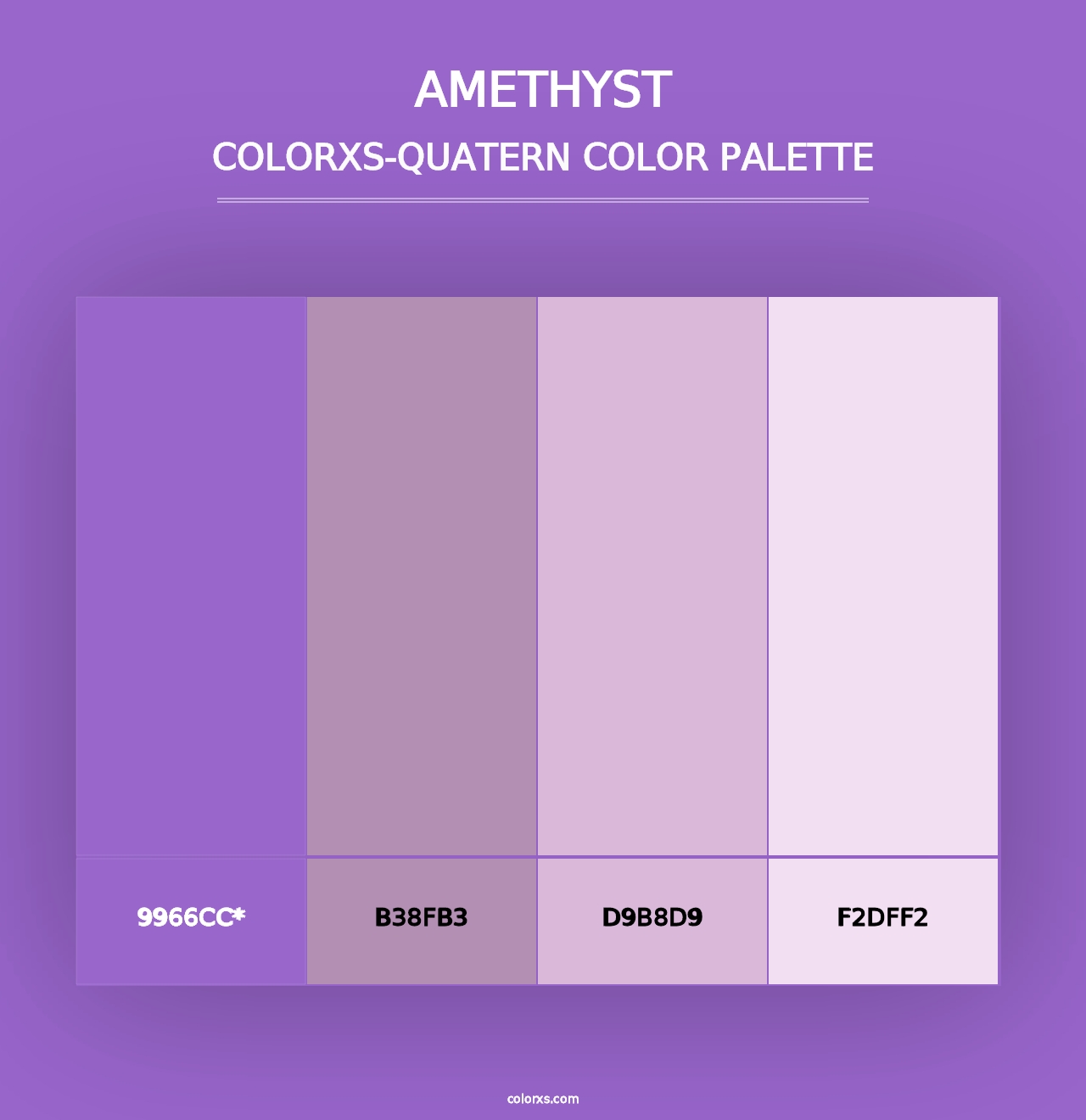 Amethyst - Colorxs Quad Palette