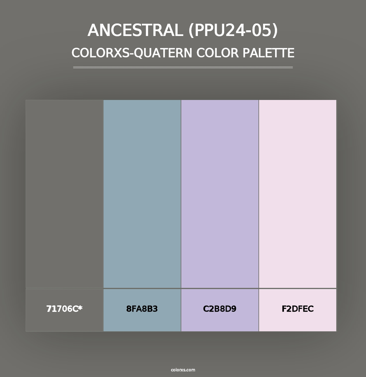 Ancestral (PPU24-05) - Colorxs Quad Palette