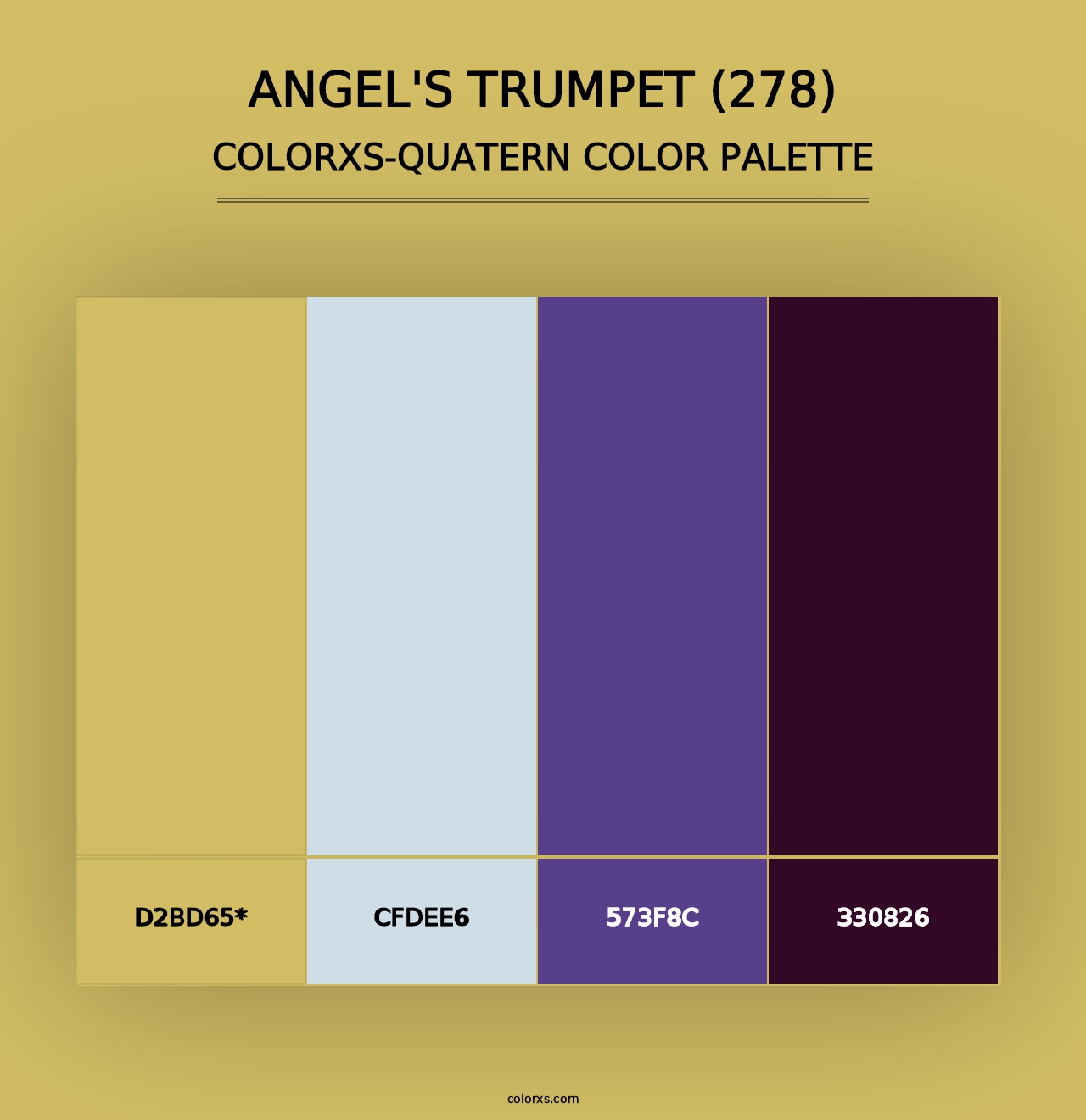 Angel's Trumpet (278) - Colorxs Quad Palette