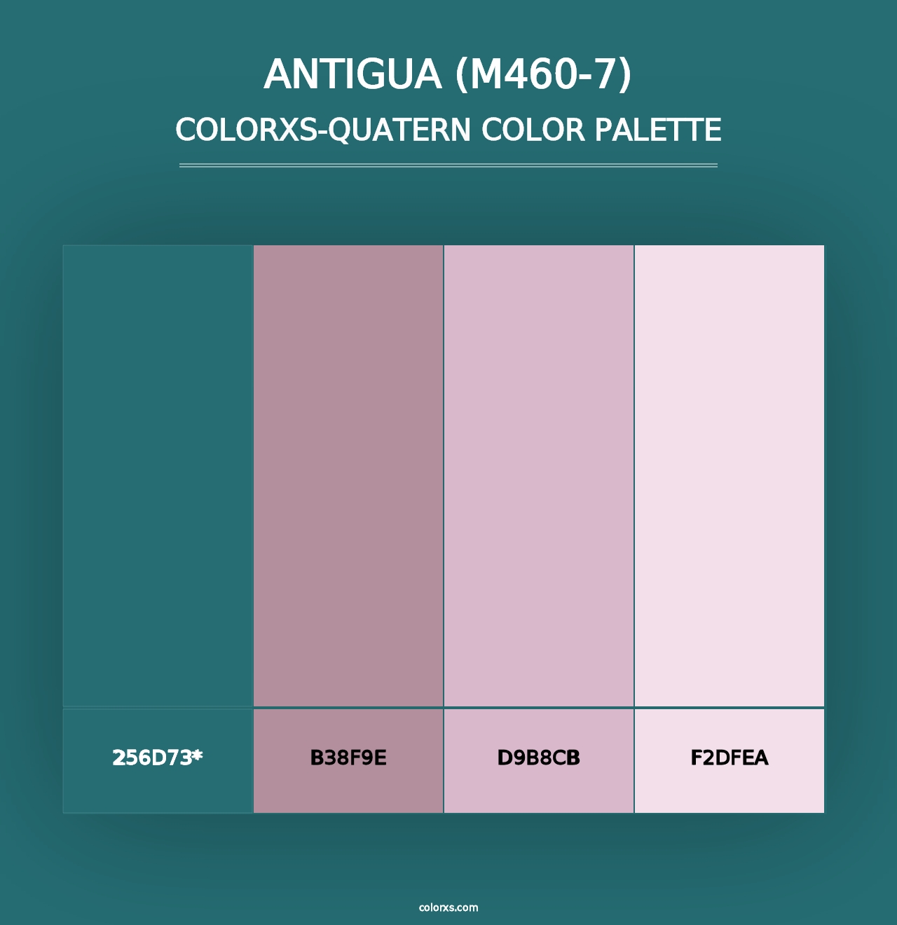 Antigua (M460-7) - Colorxs Quad Palette