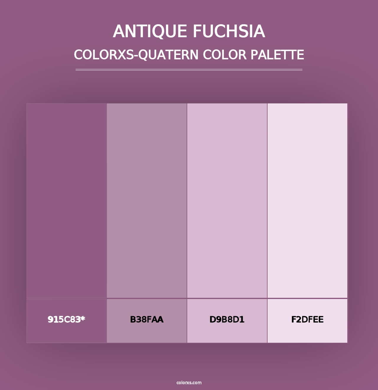 Antique Fuchsia - Colorxs Quad Palette