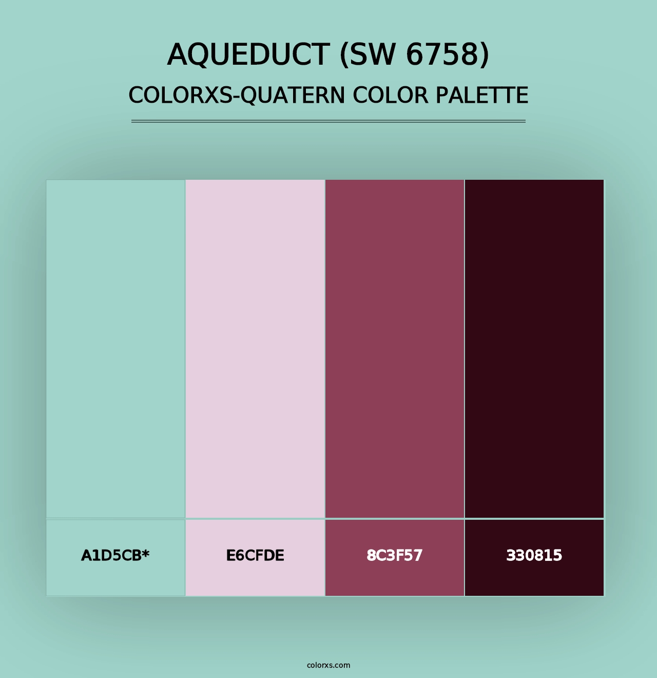 Aqueduct (SW 6758) - Colorxs Quad Palette