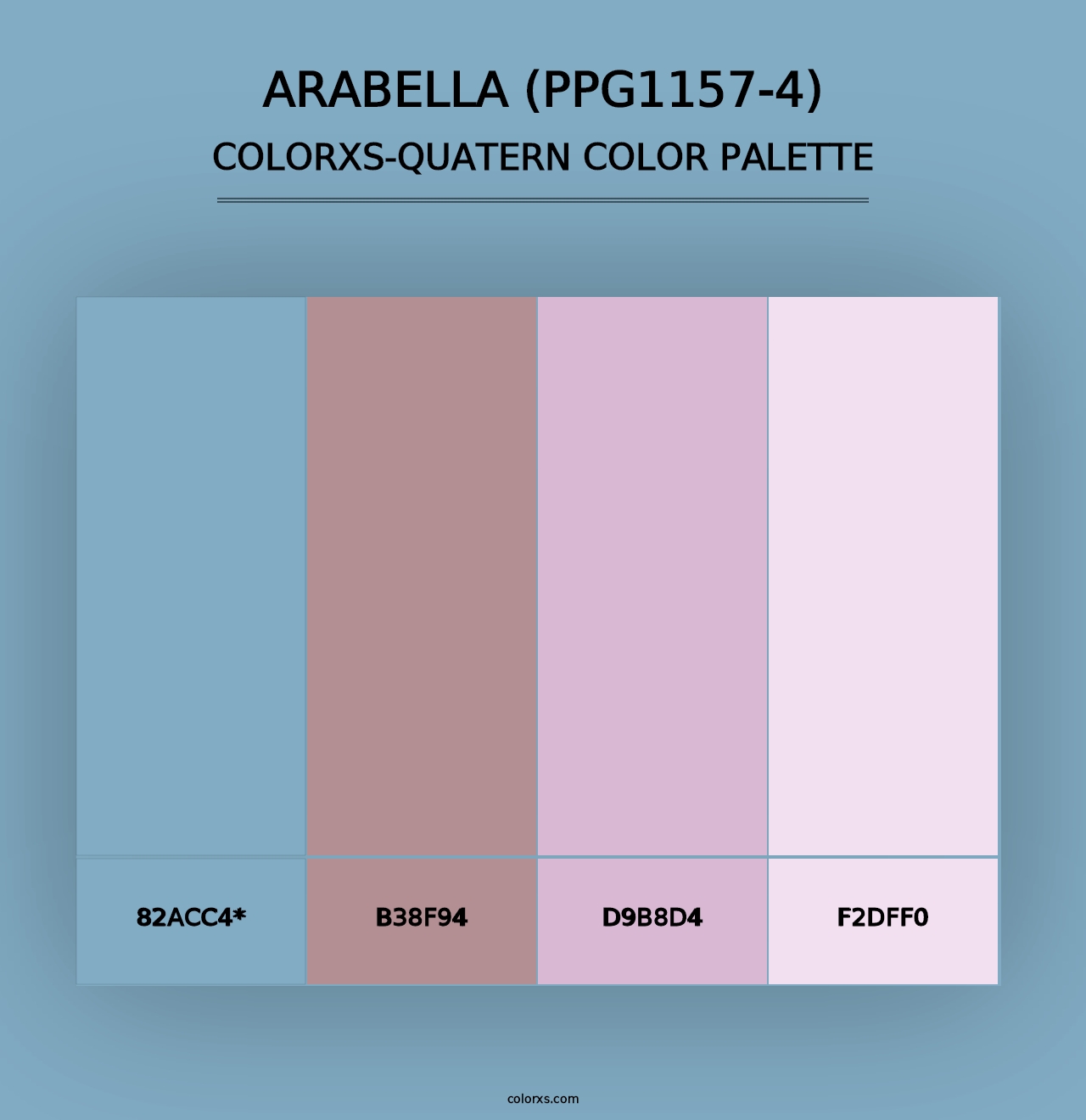 Arabella (PPG1157-4) - Colorxs Quad Palette