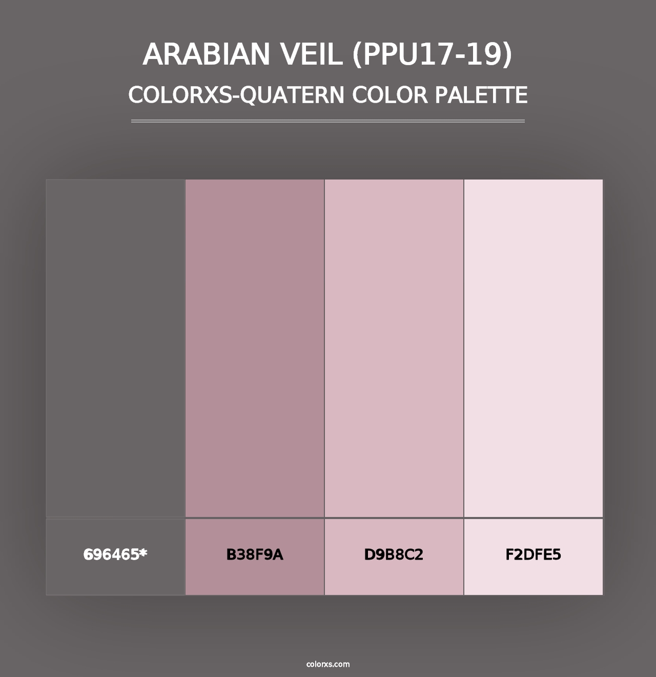 Arabian Veil (PPU17-19) - Colorxs Quad Palette