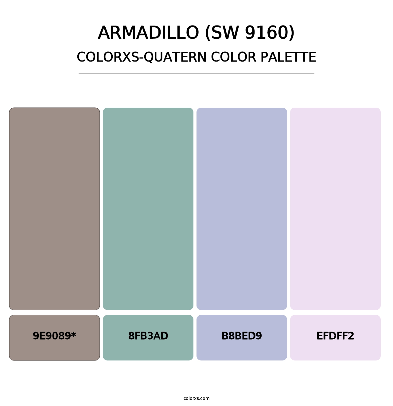 Armadillo (SW 9160) - Colorxs Quad Palette