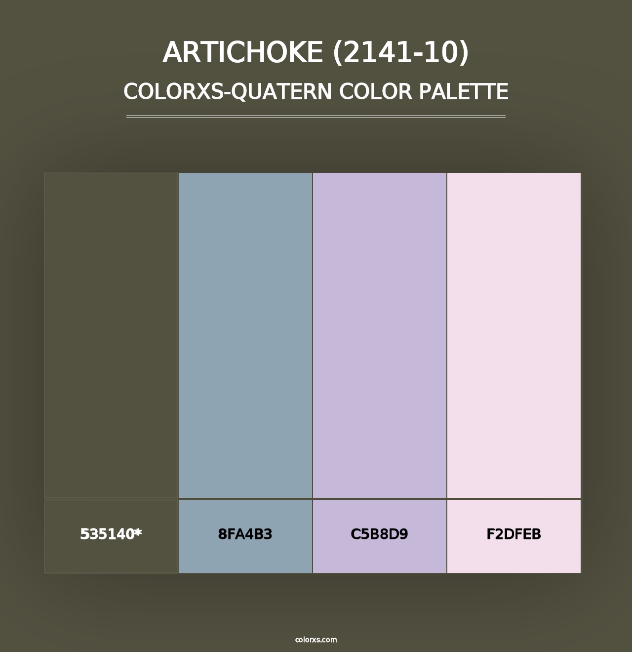 Artichoke (2141-10) - Colorxs Quad Palette