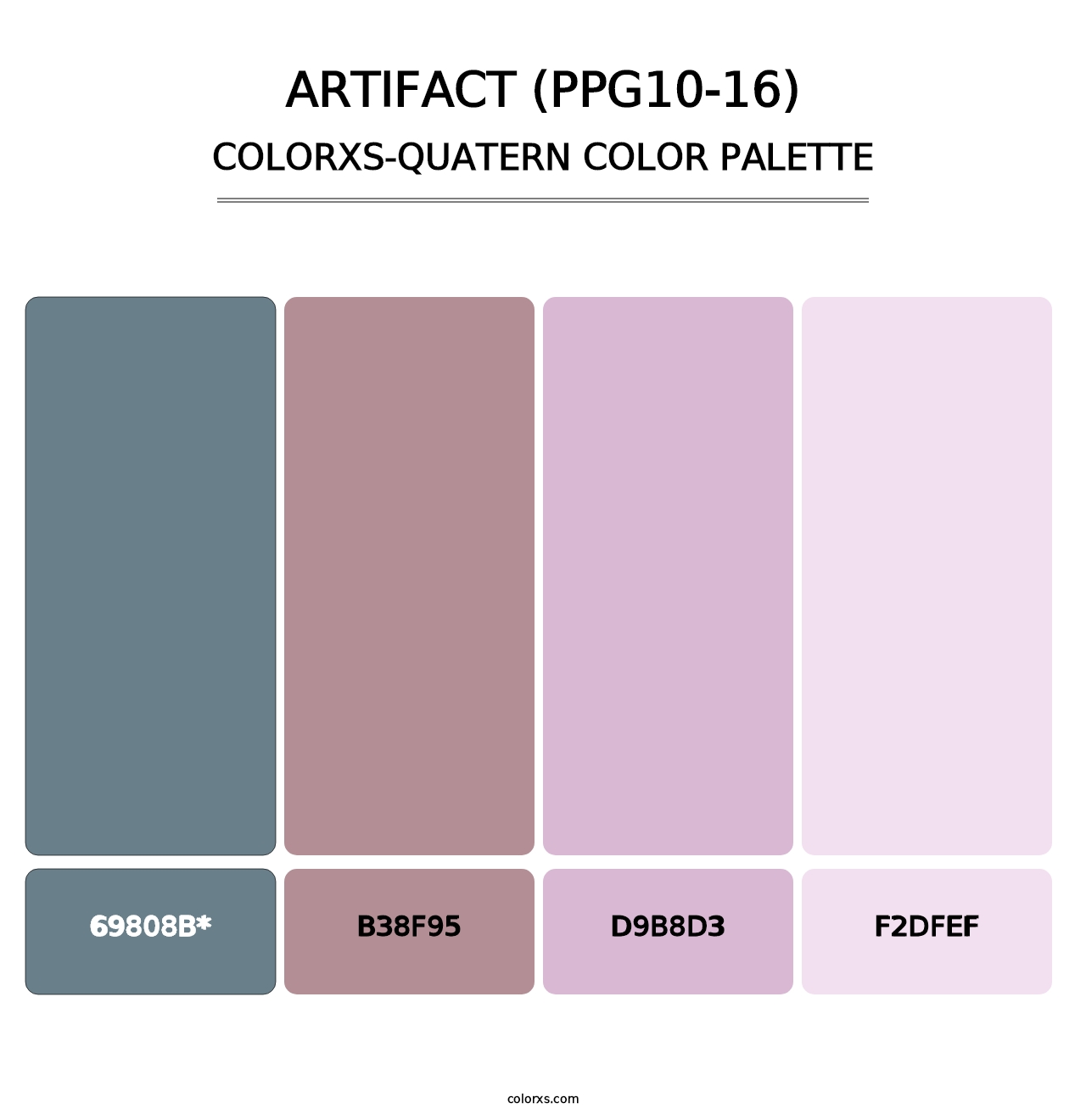 Artifact (PPG10-16) - Colorxs Quad Palette