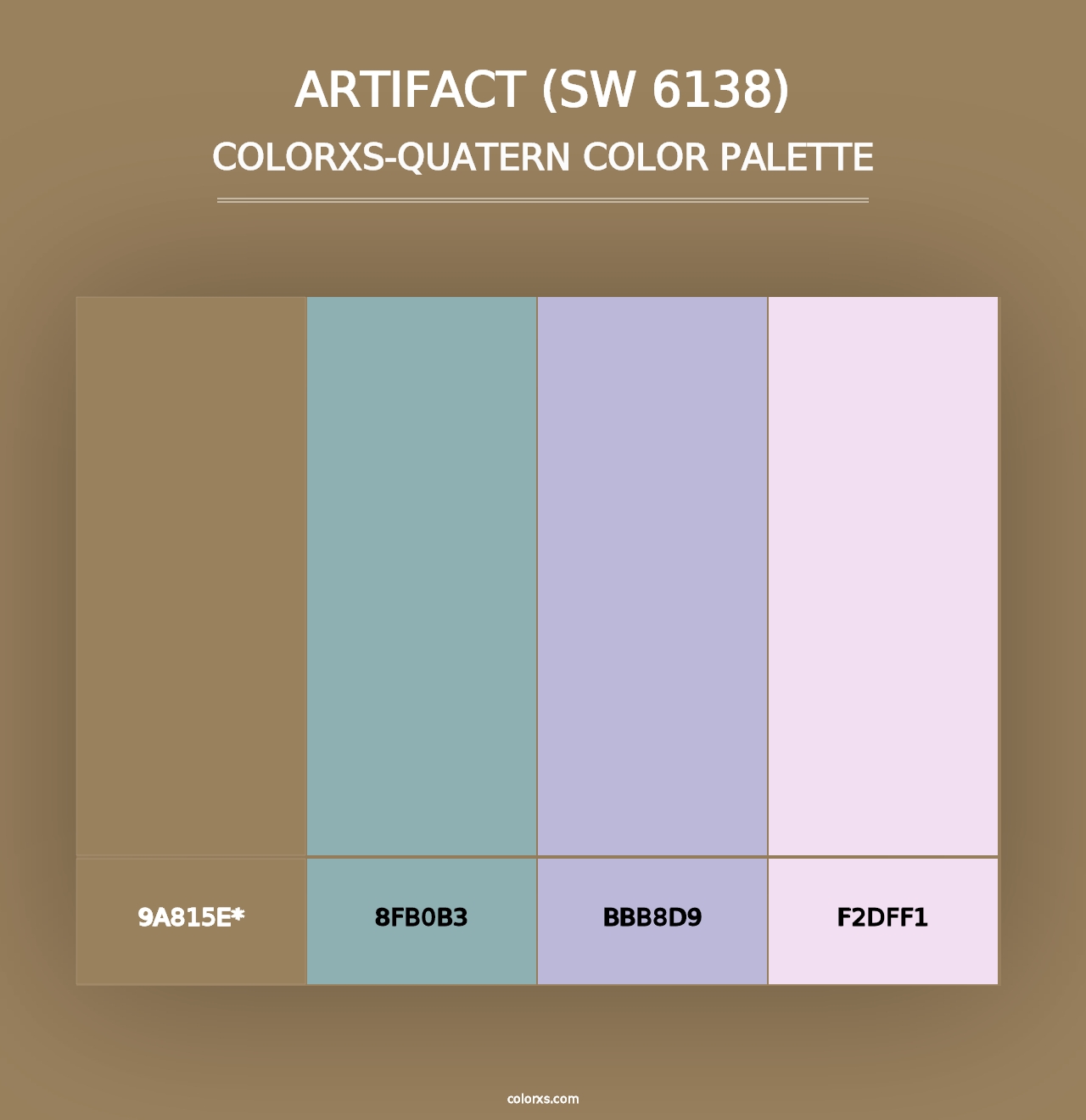 Artifact (SW 6138) - Colorxs Quad Palette