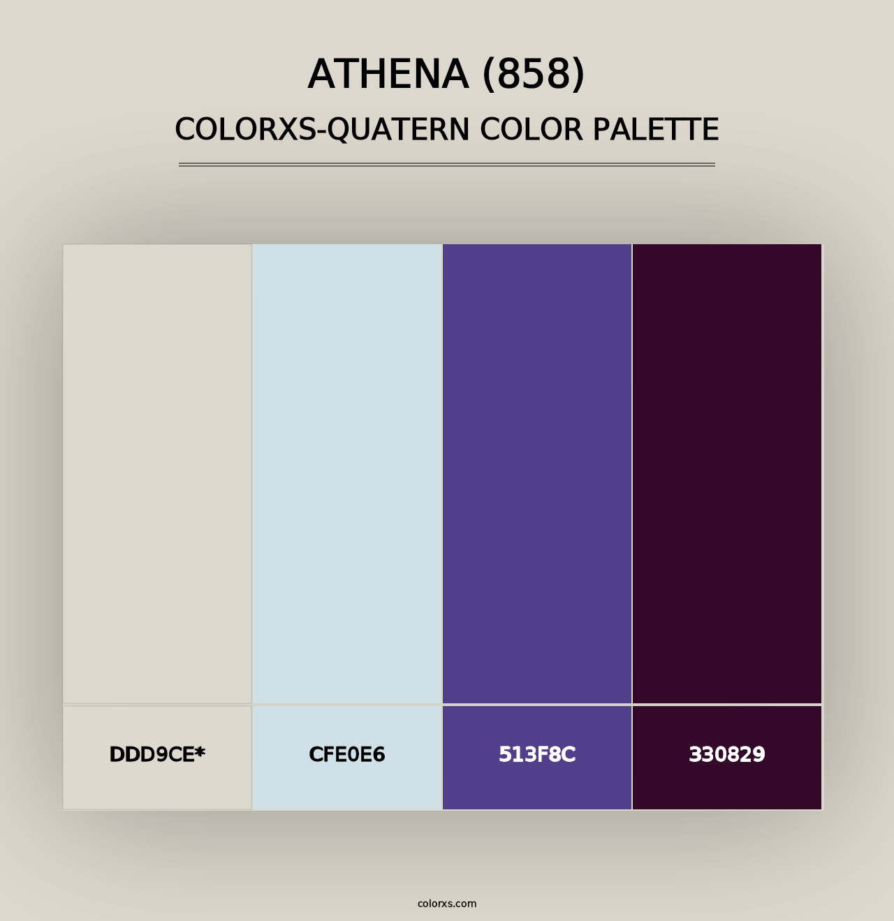 Athena (858) - Colorxs Quad Palette