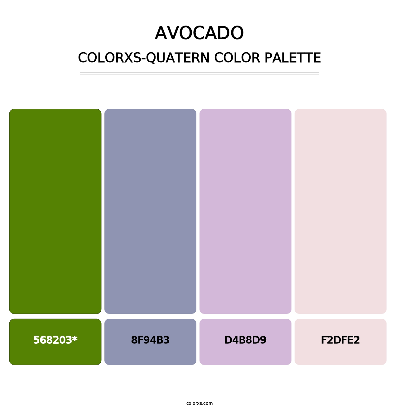 Avocado - Colorxs Quad Palette