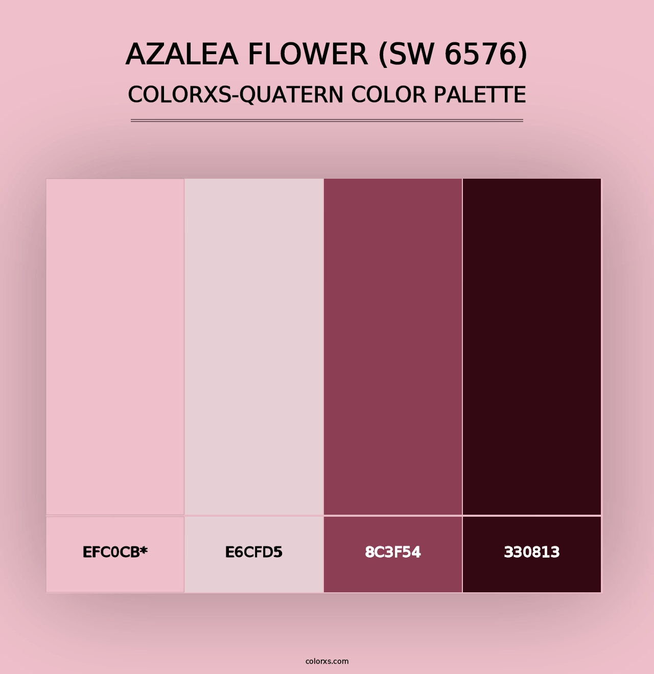 Azalea Flower (SW 6576) - Colorxs Quad Palette