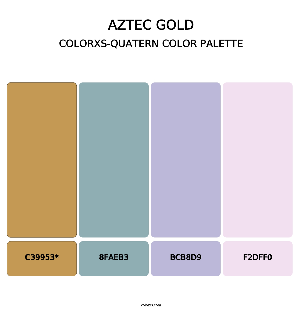 Aztec Gold - Colorxs Quad Palette