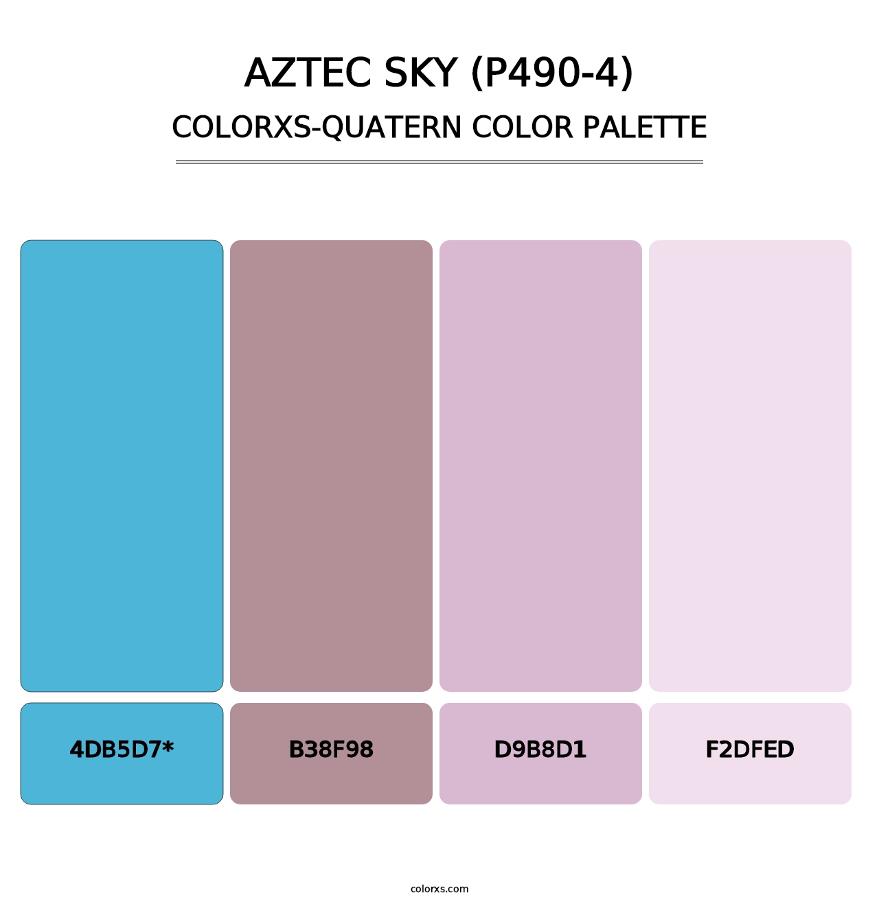 Aztec Sky (P490-4) - Colorxs Quad Palette