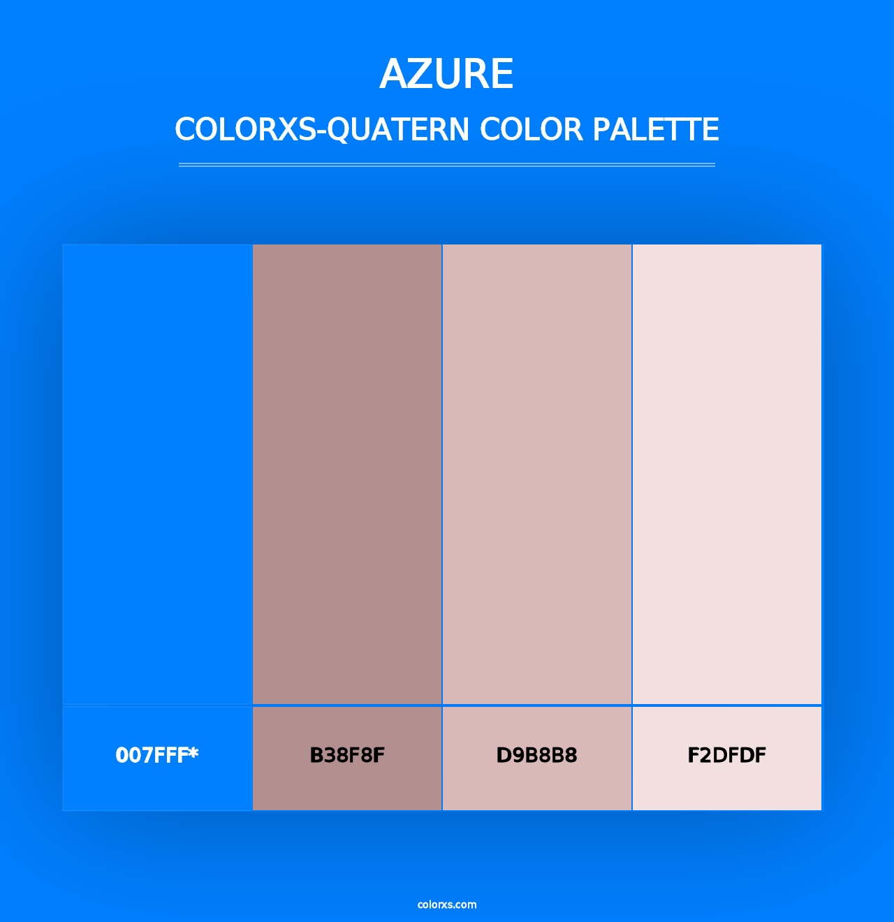 Azure - Colorxs Quad Palette